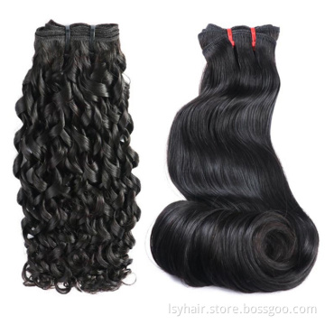 Best Selling African 12A Double Drawn Virgin Hair Prissy Curl Egg Curl Fumi Hair, 48 Hours Shipping From China to Lagos